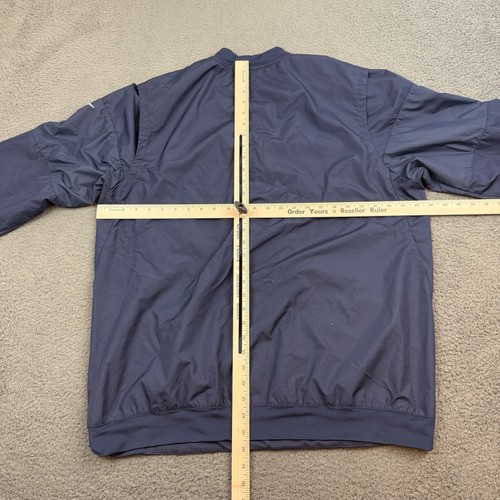 Denver Broncos Jacket Mens Extra Large Blue Nike Storm Fit On Field 1/4 Zip - Bild 8 von 10