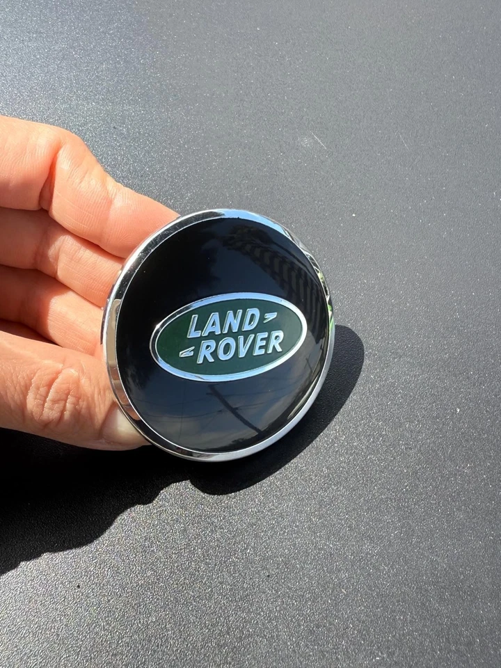 Tapacubos centrales de rueda Range Rover 4 X NEGRO 63 mm HSE Land Rover Foto 3 de 4