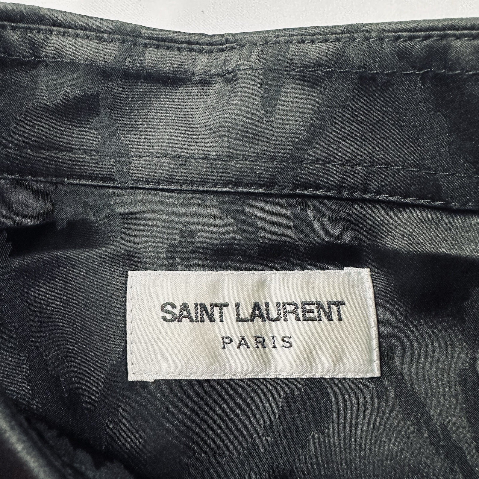 Camicia elegante nera SAINT LAURENT taglia 39