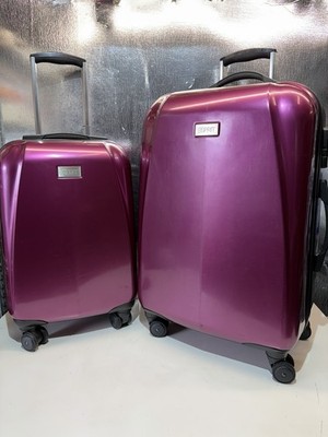 Esprit 2tlg Koffer-Set Hartschale Trolley S M Handgepäck Reisekoffer TSA Lila