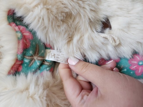 Matilda Jane Once Upon A Time Clear Day Reversible Faux Fur Vest Girls Size 6 - Picture 3 of 3