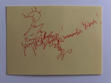 JOSEPH BEUYS - Originalgrafik - POSTKARTE "Rennender Hirsch", 1. Auflage