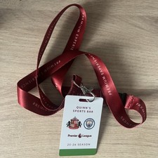 Sunderland v Manchester City , 1/1/ 26 Quinn’s sports bar lanyard 
