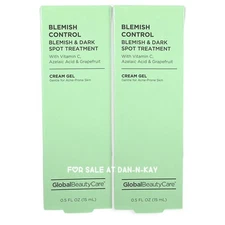 Global Beauty Care CREAM GEL Blemish Control & Dark Spot Treatment  Set Of 2