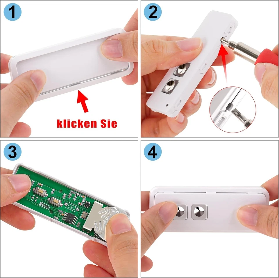 2Stück Handsender für Novoferm Novotron 522/524 Design MCHS43 Garagentor 433Mhz - Bild 3 von 4