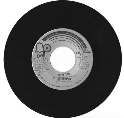 1974-BO COOPER-CHRISTIAN & DON'T CALL IT LOVE-BELL-45RPM 7'' RECORD-CA.