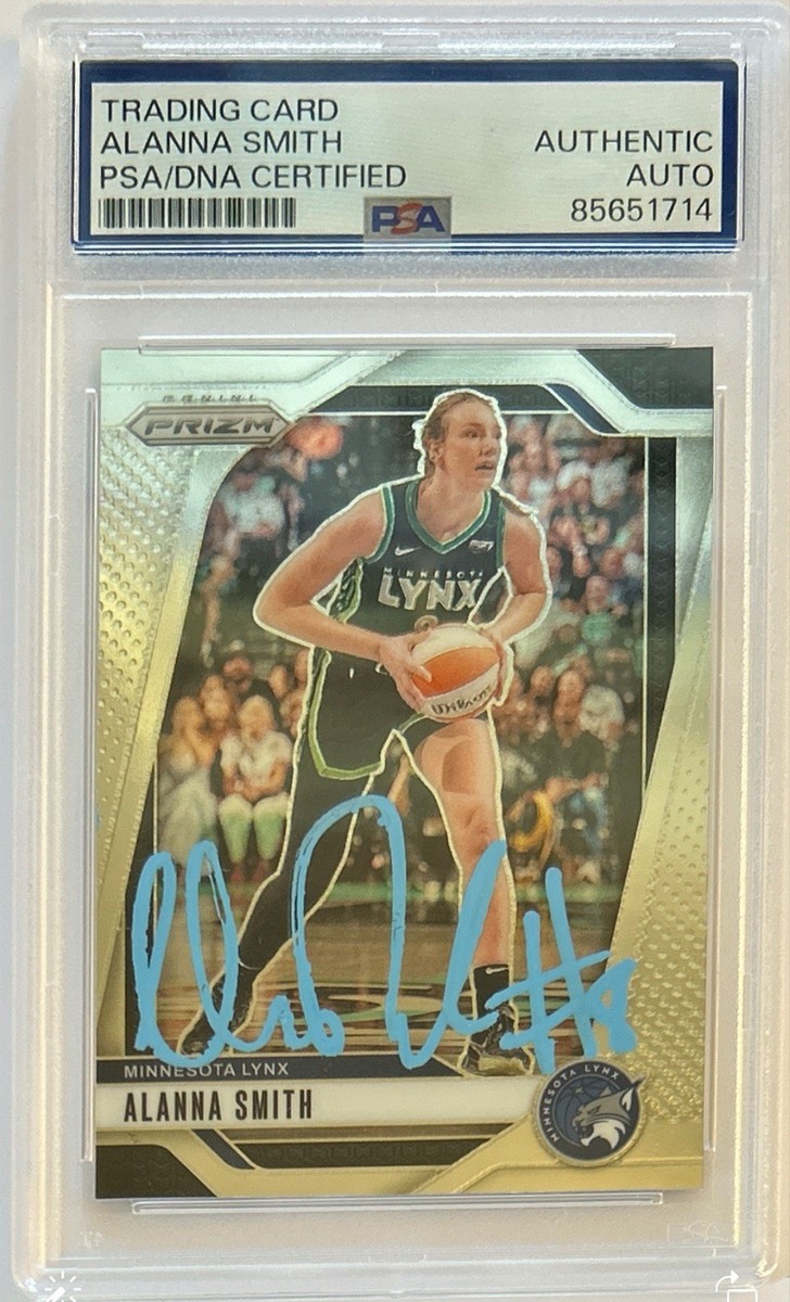 WNBA Edwards, Smith & Williams サイン入り写真 2024 Panini Prizm WNBA #111 Alanna Smith PSA/DNA Autograph Signed