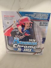 2024 Bowman Chrome Baseball Mega Box New Factory Sealed