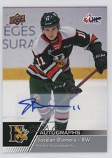2022-23 Upper Deck CHL Auto Jordan Dumais #64 Auto 1j9w