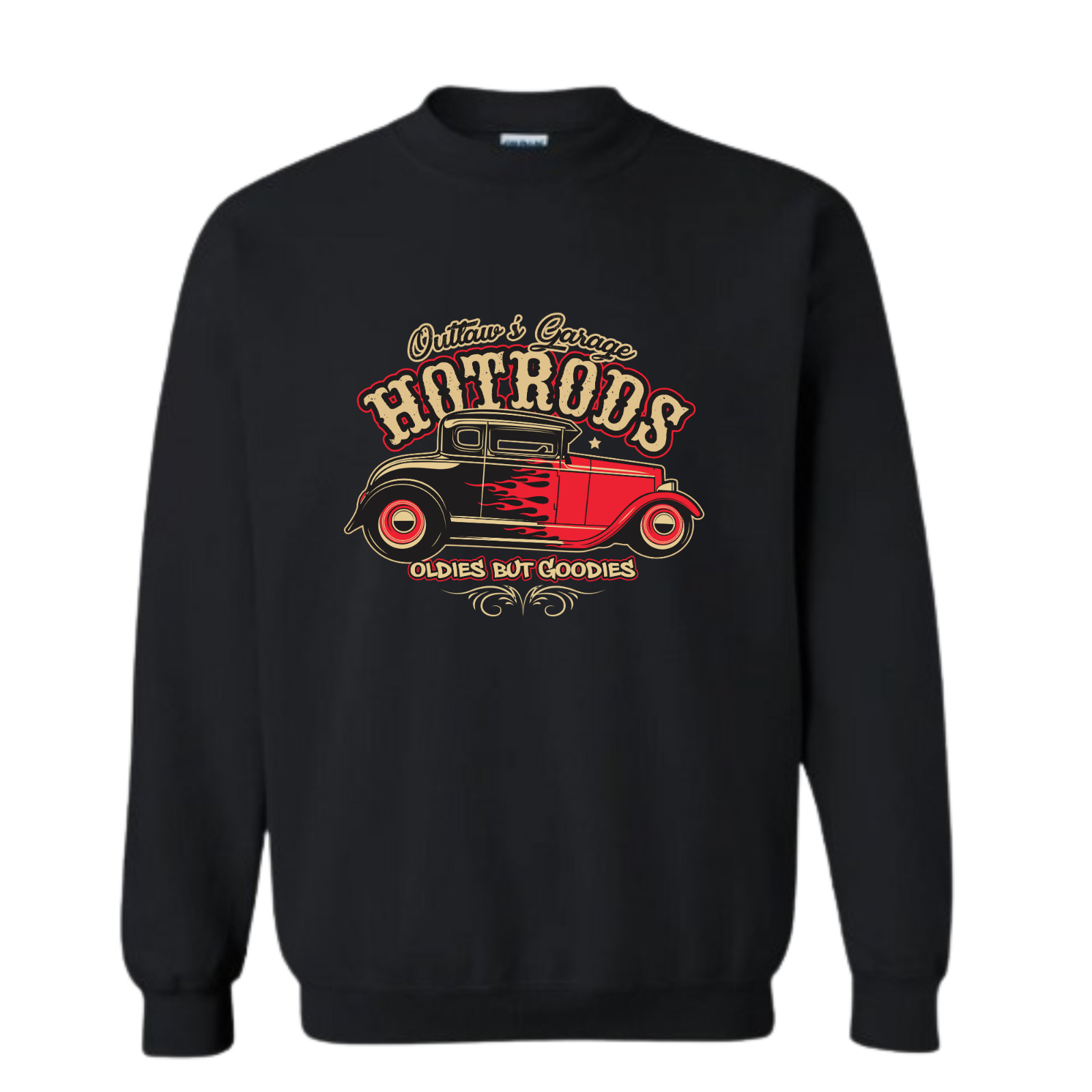 Car Sweatshirt Classic Hot rods Old Garage vintage Car Jumper Sweater Gift Him