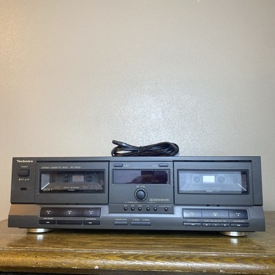 VTG Technics RS-TR252 Double Cassette Deck Tested Works See Video