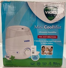 Vicks Mini Cool Mist Ultrasonic Humidifier VUL525