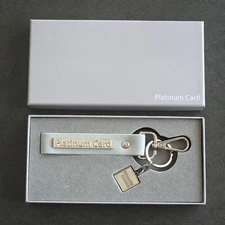 American Express Amex   Platinum Card Keychain Novelty
