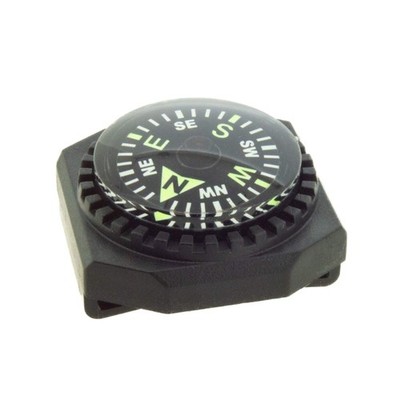 Sun Company Slip-On Wrist Compass - Easy-to-Read for Watch Band Black 