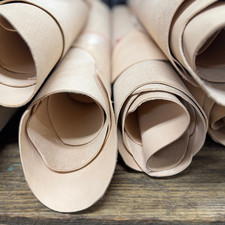 Large Oak Cowhide Sides Leather Hides - A Grade - B Grade - 20-24 Square Feet