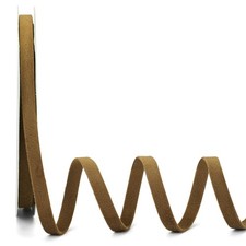 Khaki Velvet Ribbon Double Faced 3/8 Inch 20 Yards Christmas Tree Ornament Gift