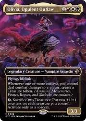 Olivia, Opulent Outlaw (Borderless) #2 Outlaws of Thunder Junction Commander