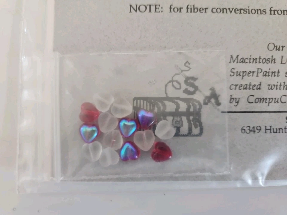 Stitchers Attic CHECKING HIS LIST Santa Cross Stitch Chart & Heart Embellishment - Image 2 of 4