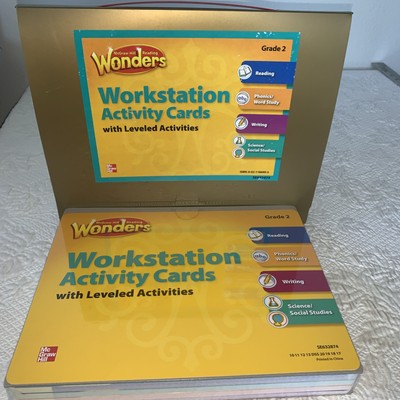 McGraw Hill Reading Wonders Workstation Activity Cards Grade 2 Homeschool