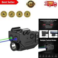 500lm Tactical Pistol Light with Green/Blue/Infrared Laser Combo - Rechargeable