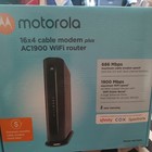 Motorola MG7550 16x4 High Speed ​​Cable Modem - Black