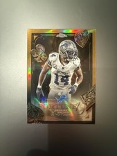 2025 Topps Chrome Amon-Ra St. Brown Gold /50 Detroit Lions 