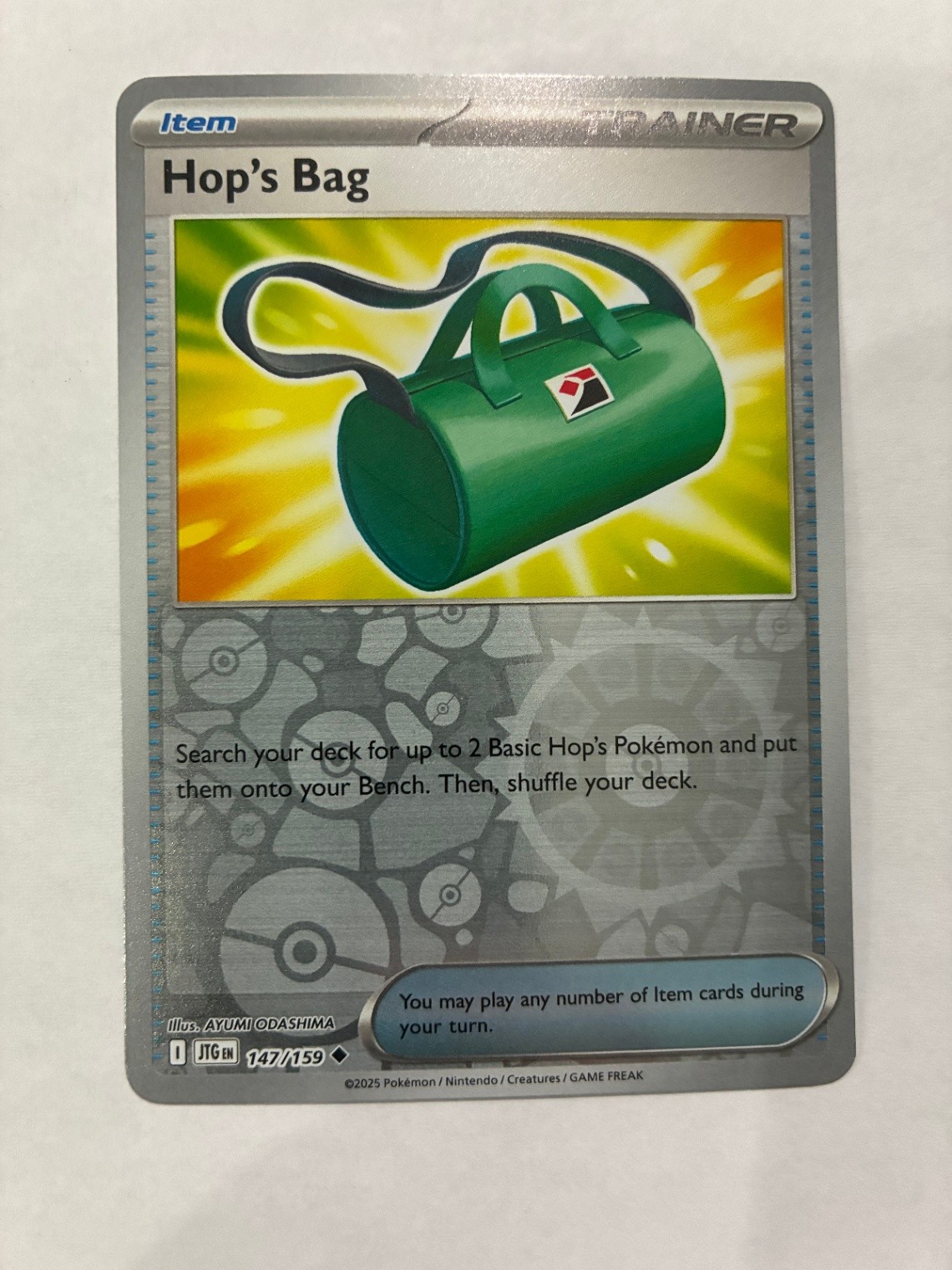 Hop's Bag Uncommon SV09: Journey Together 147/159 NM