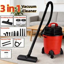 1500W Vacuum Cleaner Wet and Dry Bagless 15L Cylinder Powerful Compact Cleaning