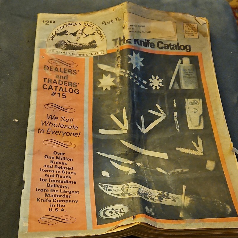 Smoky Mountain Knife Works Dealers' & Traders' Knife Catalog #15 Original 1985