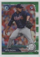 2019 Bowman Chrome Green Refractor 22/99 Bryse Wilson #62 0s55