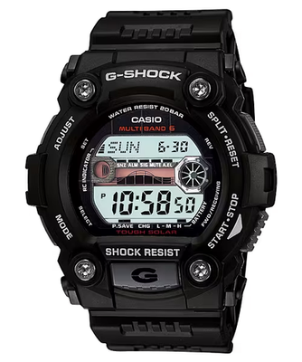 Casio GW7900-1, G-Shock Chronograph Watch, Solar Atomic, 5 Alarms