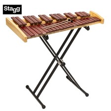Stagg 37-Key Desktop Synthetic Xylophone Set with Bag Mallets XYLO-SET 37 SYN