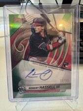 2025 Bowman's Best Robert Hassell III Best of 2025 Auto Green /99 Nationals