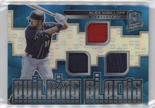 2021 Spectra Building Blocks Materials Neon Blue Prizm 45/50 Alex Kirilloff 6f8