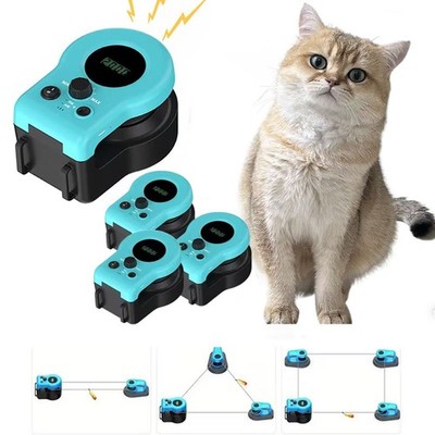 Automatic Interactive Cat Toy Teaser with Mouse Sound & Remote Control |  eBay
