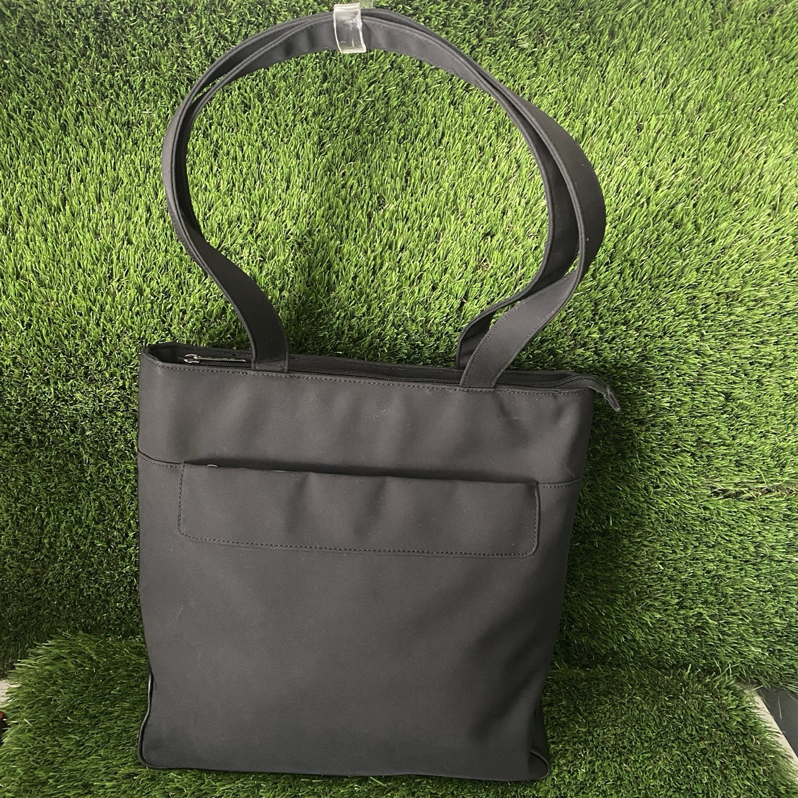 Fossil Black Nylon Rectangular Shoulder Bag Y2K S… - image 1