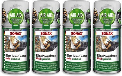 4x SONAX KlimaPowerCleaner AirAid 100 ml Klimaanlagenreiniger