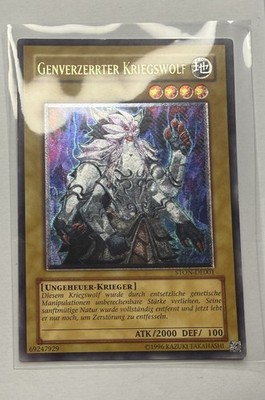 Yu-Gi-Oh! STON Genverzerrter Kriegswolf Ultimate Rare EX