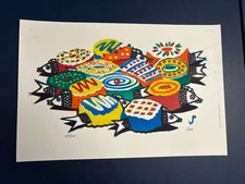 Phish Jim Pollock Bakers Dozen Print Poster Year Old Donuts *Sanity* 225/237