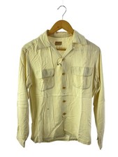 McGREGOR Long Sleeve Shirt 50s Made in USA S Rayon CRM Plain Used