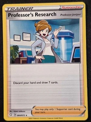 Professor Juniper 060/072 Shining Fates Rare LP Pokemon TCG