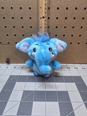 Russ Li'l Peepers Mini Plush - New - Blue Mammoth Sparkle Tusk And Toes