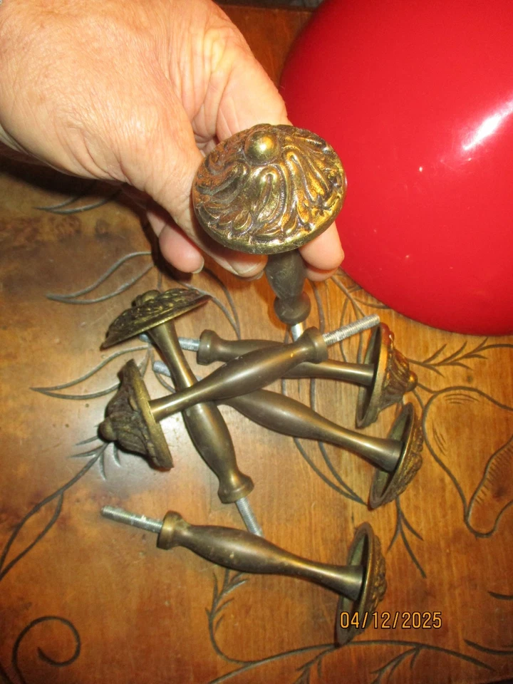 6 supports de barre de rideau en Laiton - Photo 1/2