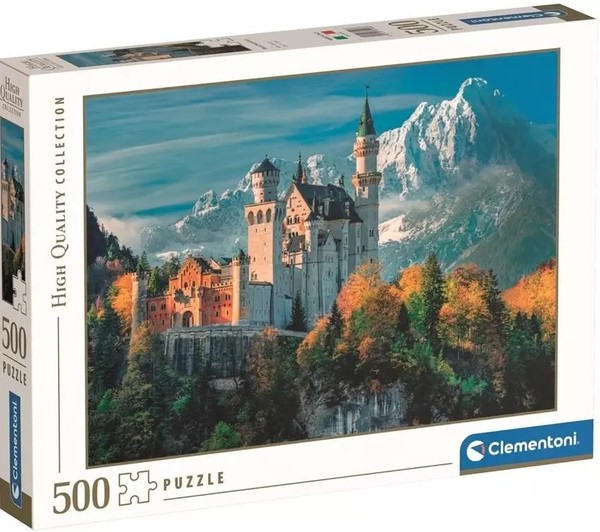 Puzzle 500 ElementóW. High Quality Collection. Zamek Neuschwanstein Clementoni-image