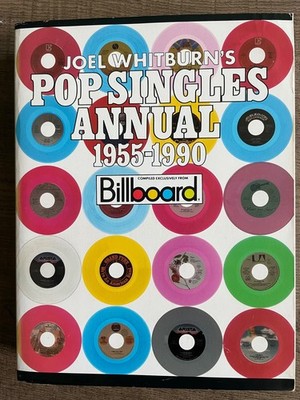Joel Whitburn Billboard Book Pop Singles Annual 1955-1990 - Free U.S. Shipping
