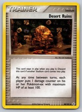 Pokemon (2004) EX Hidden Legends #88/101 Desert Ruins - Reverse Holo on eBay