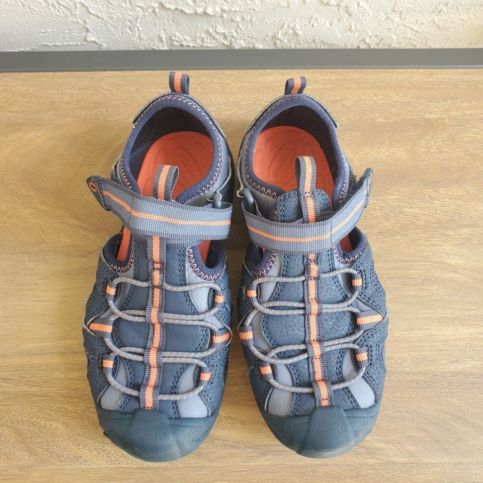 Sandalia Senderista Merrell Hydro H2O Niños Talla 1 Agua Atlética Azul Naranja Caimanes Foto 3 de 4