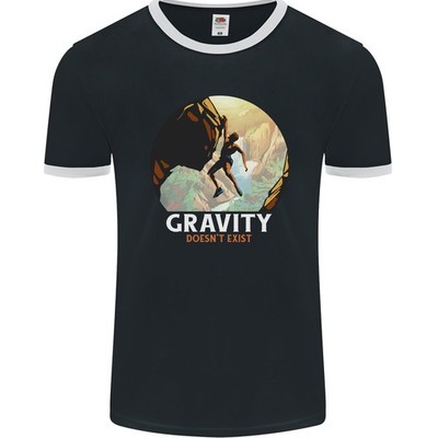 Bergsteigen Gravity Doesnt Exist Lustig Bergsteiger Herren Ringer Fotl