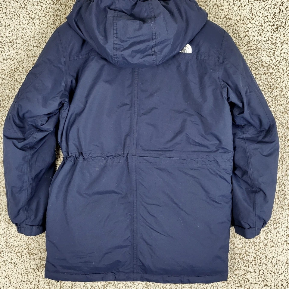 The North Face Girls' Parka Jacket Size 150 Blue Winter Coat DryVent Pro Heat - Image 3 of 4