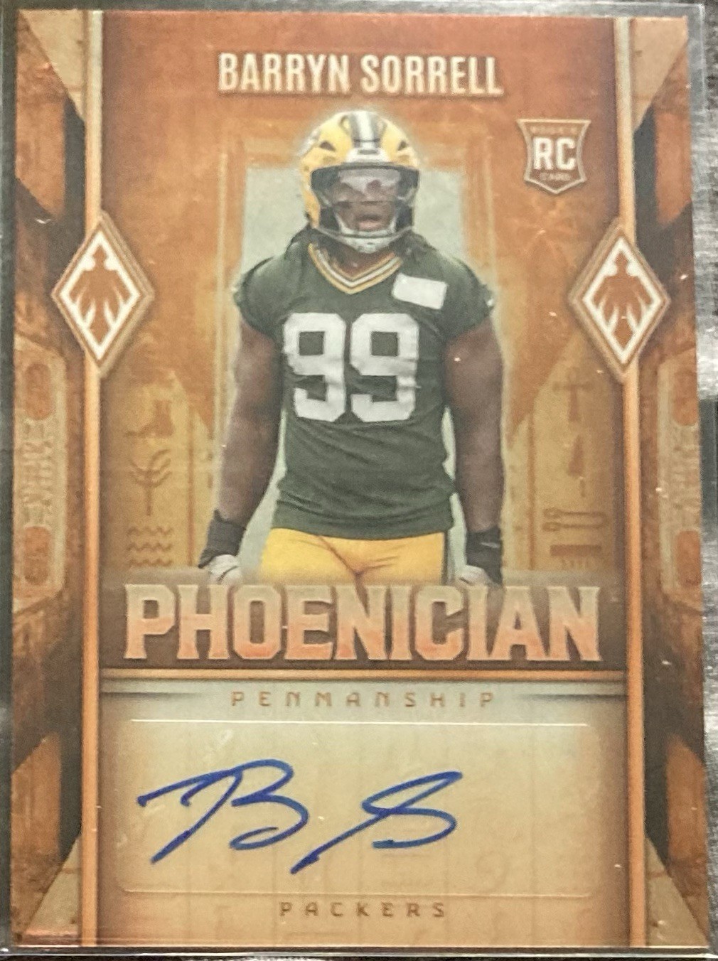 Barryn Sorrell 2025 Phoenix Phoenician Auto Autograph /149 Rookie RC Packers